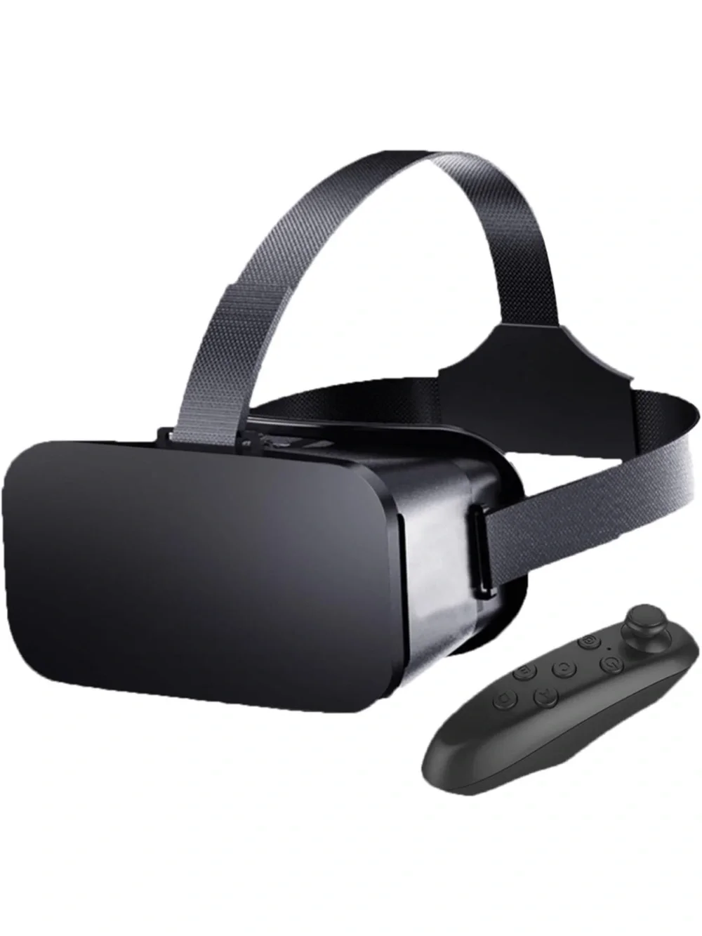 Universal Black VR Headset with Wireless Controller